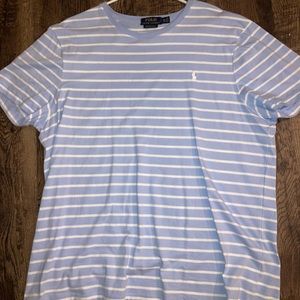 Striped polo t shirt XL